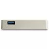 Adaptador USB-C para Gigabit Ethernet StarTech.com com porta USB-A – branco 1 Gbit/s NIC Adaptador de rede USB 3.0/USB 3.1 Type-C – 1GbE USB-C RJ45/LAN compatível com TB3 Windows MacBook Pro Chromebook
