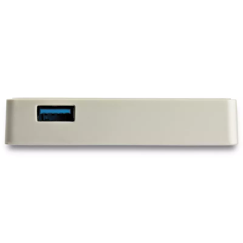 Adaptador USB-C para Gigabit Ethernet StarTech.com com porta USB-A – branco 1 Gbit/s NIC Adaptador de rede USB 3.0/USB 3.1 Type-C – 1GbE USB-C RJ45/LAN compatível com TB3 Windows MacBook Pro Chromebook