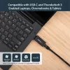 Adaptador USB C para Gigabit Ethernet StarTech.com – 1 Gbit/s NIC Adaptador de rede USB 3.0/USB 3.1 tipo C – 1GbE USB-C para porta RJ45/LAN compatível com Thunderbolt 3 Windows MacBook Pro Chromebook