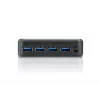 Comutador de partilha de periféricos USB 3.0 de 2 portas ATEN, 5 Gbit/s, Micro-USB Type-B, preto, plástico, 0 - 40 °C, -20 - 60 °C