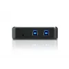 Comutador de partilha de periféricos USB 3.0 de 2 portas ATEN, 5 Gbit/s, Micro-USB Type-B, preto, plástico, 0 - 40 °C, -20 - 60 °C