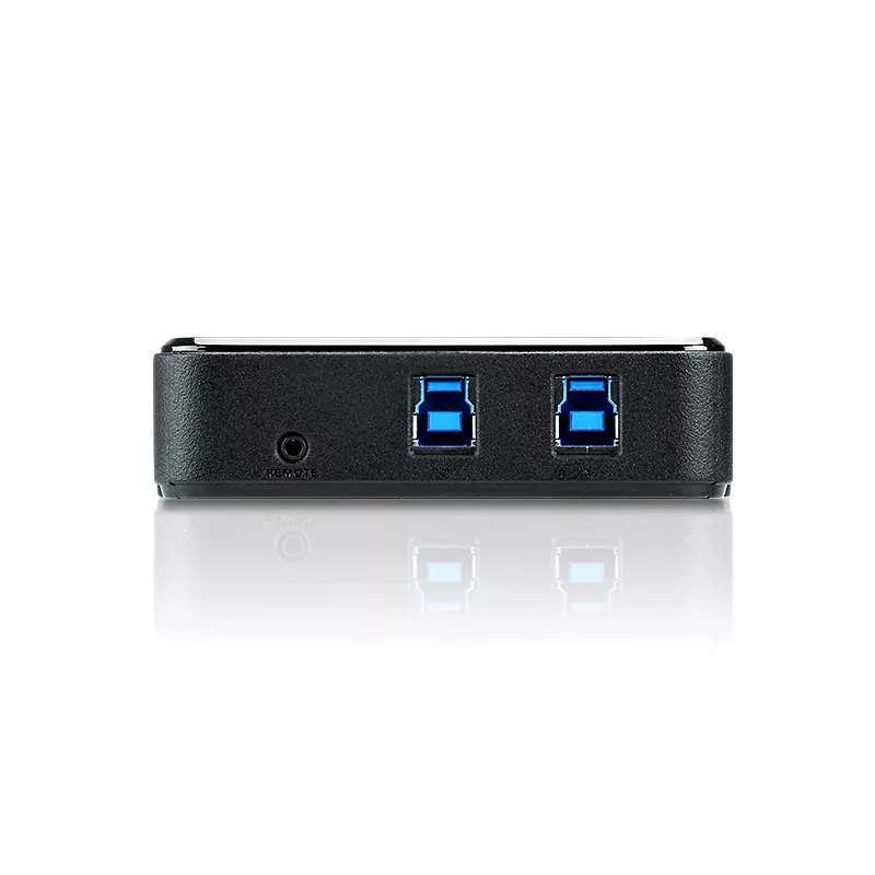 Comutador de partilha de periféricos USB 3.0 de 2 portas ATEN, 5 Gbit/s, Micro-USB Type-B, preto, plástico, 0 - 40 °C, -20 - 60 °C