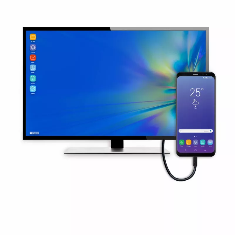 Comutador dock USB-C Gen 1 de 2 portas ATEN