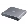 Comutador dock KVM USB-C DisplayPort 4K de 2 portas ATEN com Power Pass-through