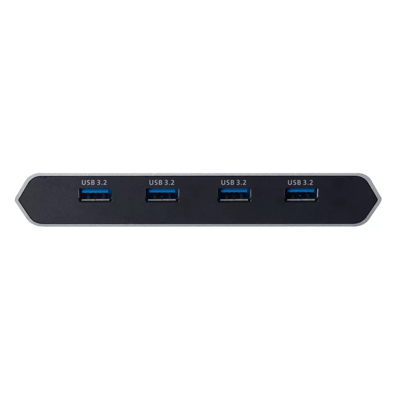 Comutador dock KVM USB-C DisplayPort 4K de 2 portas ATEN com Power Pass-through