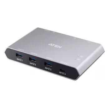 Comutador de partilha de periféricos ATEN 2x4 USB-C Gen2