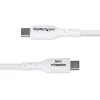 Cabo de carregamento USB-A para USB-C de 3m (9.8ft) StarTech.com, carregar e sincronizar, 3A, USB 2.0, revestimento TPE – cabo de carregamento USB branco