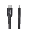 Cabo de carregamento USB-A para USB-C de 4m (13ft) StarTech.com, carregar e sincronizar, 3A, USB 2.0, revestimento TPE – cabo de carregamento USB preto