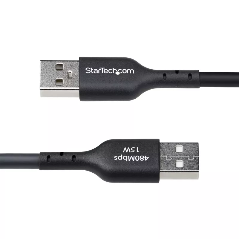 Cabo de carregamento USB-A para USB-C de 4m (13ft) StarTech.com, carregar e sincronizar, 3A, USB 2.0, revestimento TPE – cabo de carregamento USB preto