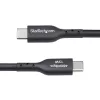 Cabo de carregamento USB-A para USB-C de 4m (13ft) StarTech.com, carregar e sincronizar, 3A, USB 2.0, revestimento TPE – cabo de carregamento USB preto
