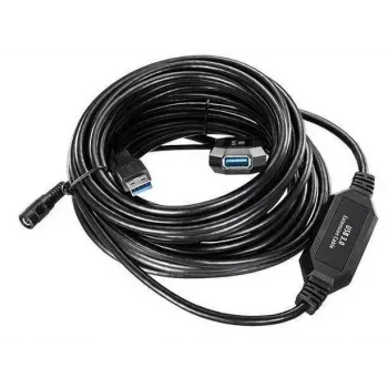 Cabo USB Microconnect USB3.0AAF10A USB 3.2 Gen 1 (3.1 Gen 1) 10 m USB A preto