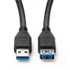 Cabo USB Microconnect USB3.0AAF2B USB 3.2 Gen 1 (3.1 Gen 1) 2 m USB A preto
