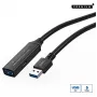Cabo USB Microconnect USB3.0AAF5A USB 3.2 Gen 1 (3.1 Gen 1) 5 m USB A preto
