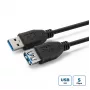 Cabo USB Microconnect USB3.0AAF5B USB 3.2 Gen 1 (3.1 Gen 1) 5 m USB A preto