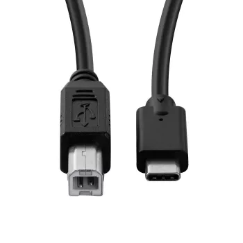 Cabo USB Microconnect USB3.1C2B2 USB 2.0 1,8 m USB C USB B preto