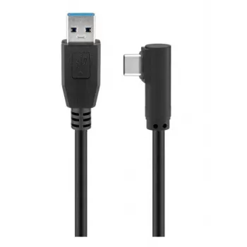 Cabo USB Microconnect USB3.1CA05A USB 3.2 Gen 1 (3.1 Gen 1) 0,5 m USB A USB C preto