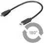 Microconnect USB3.1CAMB02 Cabo USB USB 2.0 0,2 m Micro-USB B USB C preto