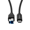 Microconnect USB3.1CB1 Cabo USB USB 3.2 Gen 1 (3.1 Gen 1) 1 m USB-C USB-B preto
