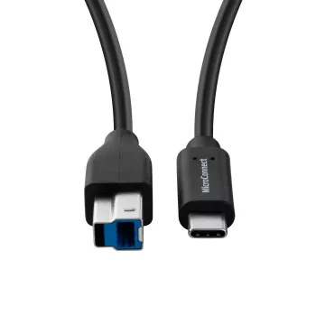 Microconnect USB3.1CB5 Cabo USB USB 3.2 Gen 1 (3.1 Gen 1) 5 m USB C USB B preto