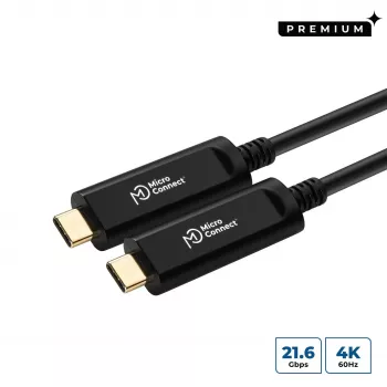 Microconnect USB3.1CC20OP Cabo USB USB 3.2 Gen 2 (3.1 Gen 2) 20 m USB C preto
