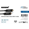 Microconnect USB3.1CC20OP Cabo USB USB 3.2 Gen 2 (3.1 Gen 2) 20 m USB C preto