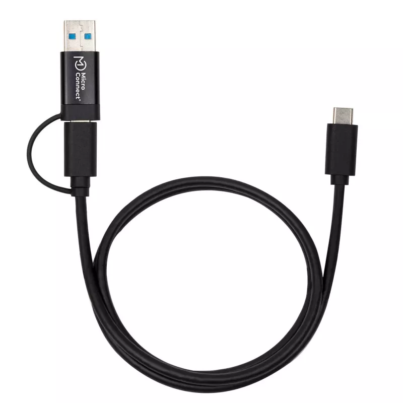 Microconnect USB3.1CCA1 Cabo USB USB 3.2 Gen 1 (3.1 Gen 1) 1 m USB C preto