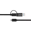 Microconnect USB3.1CCA1 Cabo USB USB 3.2 Gen 1 (3.1 Gen 1) 1 m USB C preto