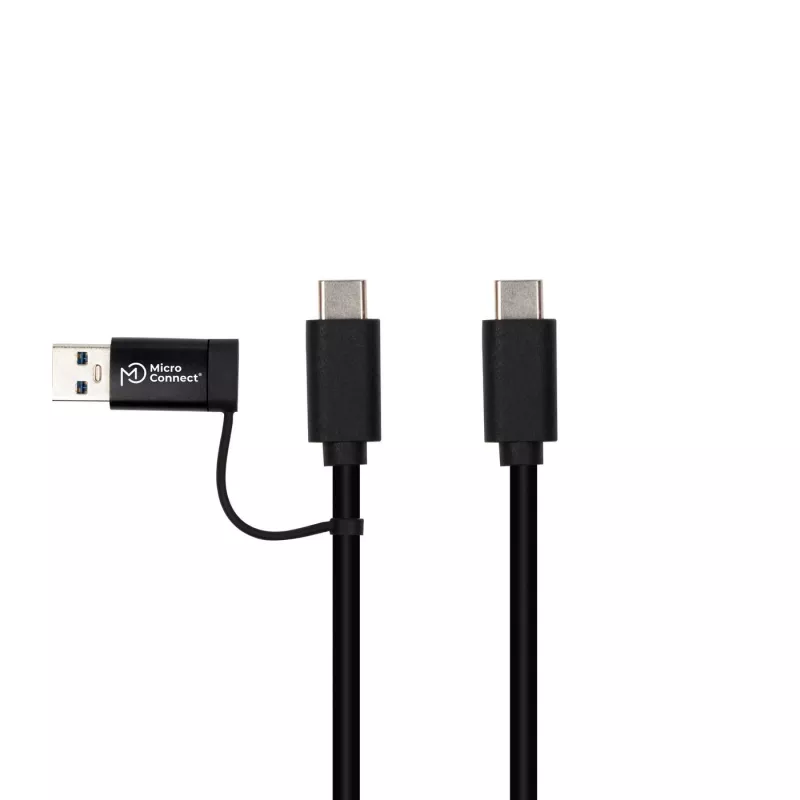 Microconnect USB3.1CCA1 Cabo USB USB 3.2 Gen 1 (3.1 Gen 1) 1 m USB C preto