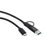 Microconnect USB3.1CCA1 Cabo USB USB 3.2 Gen 1 (3.1 Gen 1) 1 m USB C preto