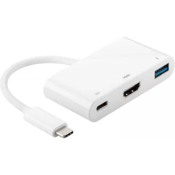 Microconnect USB3.1CCOM2 Adaptador gráfico USB branco
