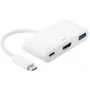 Microconnect USB3.1CCOM2 Adaptador gráfico USB branco