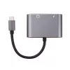 Microconnect USB3.1CETHPDBA Adaptador de cabo Adaptador USB C RJ-45 preto