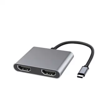 Microconnect USB3.1CHDMIX2 Adaptador gráfico USB preto
