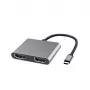 Microconnect USB3.1CHDMIX2 Adaptador gráfico USB preto