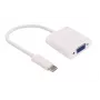 Microconnect USB3.1CVGAW Adaptador gráfico USB branco