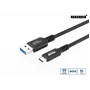 Microconnect USB3.2AC1 Cabo USB USB 3.2 Gen 2 (3.1 Gen 2) 1 m USB C USB A preto