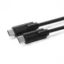 Microconnect USB3.2CC0.25 Cabo USB USB 3.2 Gen 2 (3.1 Gen 2) 0,25 m USB C preto