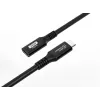 Cabo USB Microconnect USB3.2CC1.5EX USB4 Gen 2x2 1,5 m USB-C preto