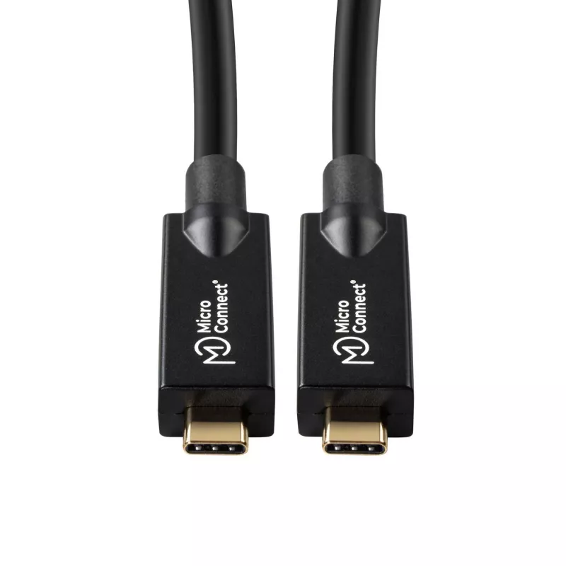 Cabo USB MicroConnect USB3.2CC10OP USB 3.2 Gen 2 (3.1 Gen 2) 10 m USB-C preto