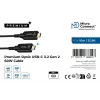 Cabo USB MicroConnect USB3.2CC10OP USB 3.2 Gen 2 (3.1 Gen 2) 10 m USB-C preto