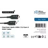 Cabo USB Microconnect USB3.2CC15OP 15 m USB-C preto 10 Gbit/s
