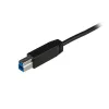 Cabo StarTech.com 1 m USB-B para USB-C, USB 10 Gbit/s, cabo de dados, USB 3.2 Gen 2, cabo de transferência de dados USB-C