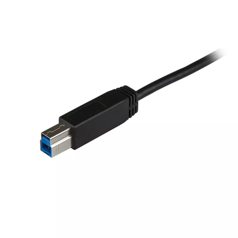 Cabo StarTech.com 1 m USB-B para USB-C, USB 10 Gbit/s, cabo de dados, USB 3.2 Gen 2, cabo de transferência de dados USB-C