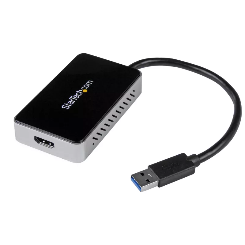 Adaptador StarTech.com USB 3.0 para HDMI com 1x USB, conversor USB para monitor HDMI para Windows (sem suporte para macOS/ChromeOS/Linux) - TAA