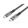 Cabo USB Microconnect USB4CC05 USB4 Gen 3x2 0,5 m USB-C preto