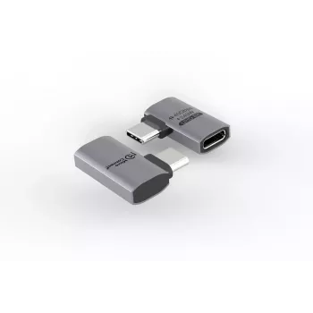 MicroConnect Premium USB4 USB-C adaptador angular, 40 Gbps, 240 W (USB4-CCFA-240W)