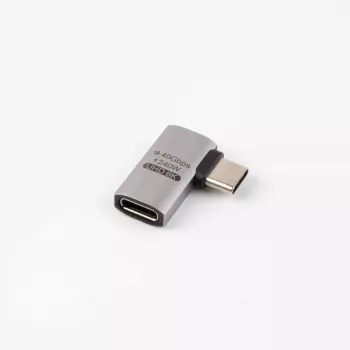 MicroConnect Premium USB4 USB-C adaptador angular, 40 Gbps, 240 W (USB4-CCFA-240W)