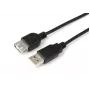 Cabo USB Microconnect USBAAF01B USB 2.0 0,1 m USB A preto