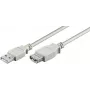Cabo USB Microconnect USBAAF05 USB 2.0 0,5 m USB A cinzento