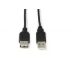 Cabo USB Microconnect USBAAF2B USB 2.0 1,8 m USB A preto